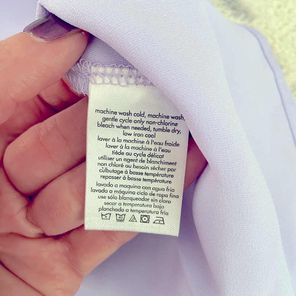 NWT WE WORE WHAT MINI SLIP SKIRT IN HEATHER PURPLE SIZE XS - Picture 5 of 9